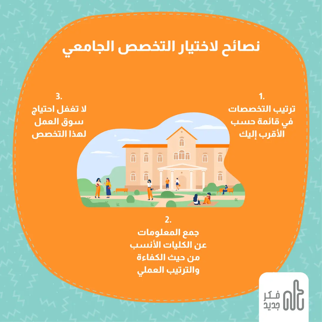 اختيار التخصص الجامعي
